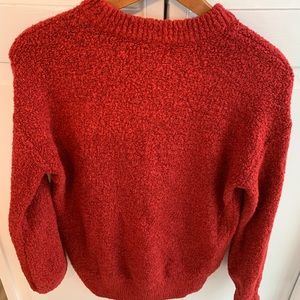 Red long sleeve old navy sweater